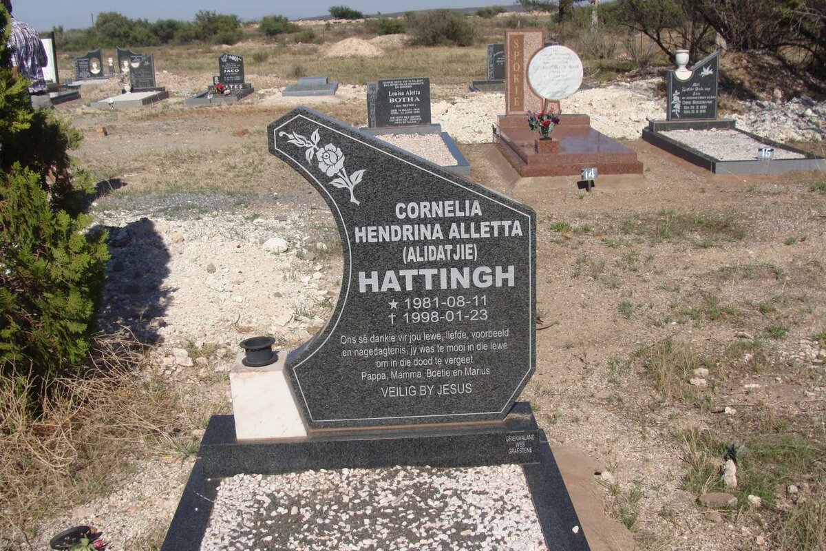 HATTINGH Cornelia Hendrina Alletta 1981-1998