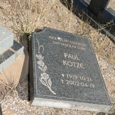 KOTZE Paul 1919-2002