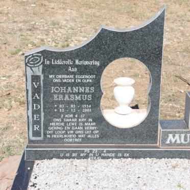 MULLER Johannes Erasmus 1934-2001