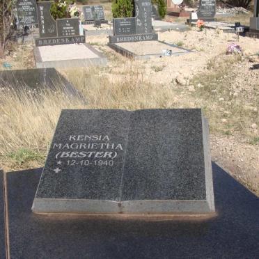 NIEKERK Rensia Magrietha, van nee BESTER 1940-