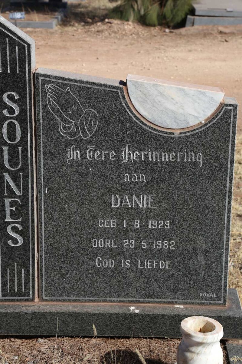 SOUNES Danie 1929-1982