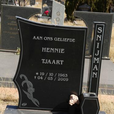 SNIJMAN Hennie Tjaart 1963-2009