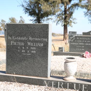 VERTUE Pieter William 1920-1991