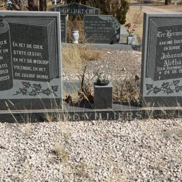 VILLIERS Abraham, de 1959-1993 :: DE VILLIERS Johanna Aletha AGENBACH 1970-