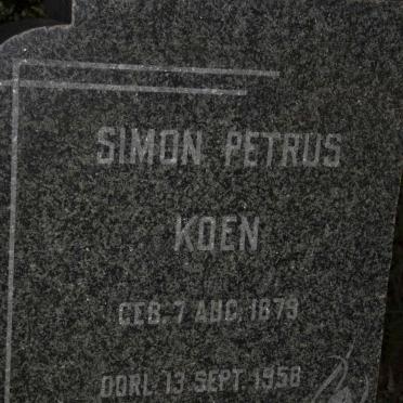 KOEN Simon Petrus 1879-1958