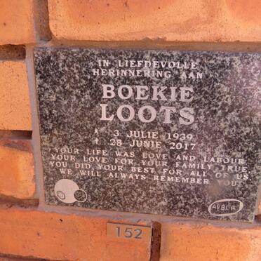 LOOTS Boekie 1939-2017