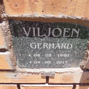VILJOEN Gerhard 1990-2017