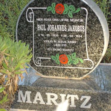 MARITZ Paul Johannes Jacobus 1930-1934