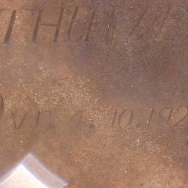 WESTHUIZEN Cornelia Elizabeth, v.d. 1912-1924 