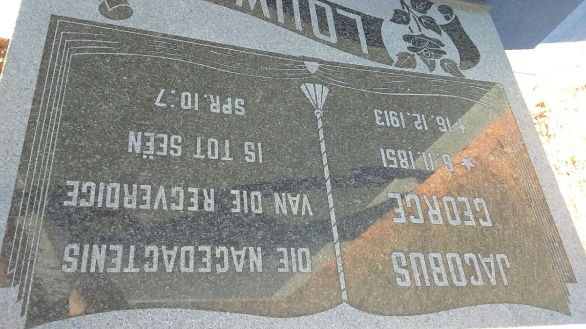 LOUW Jacobus George 1851-1913