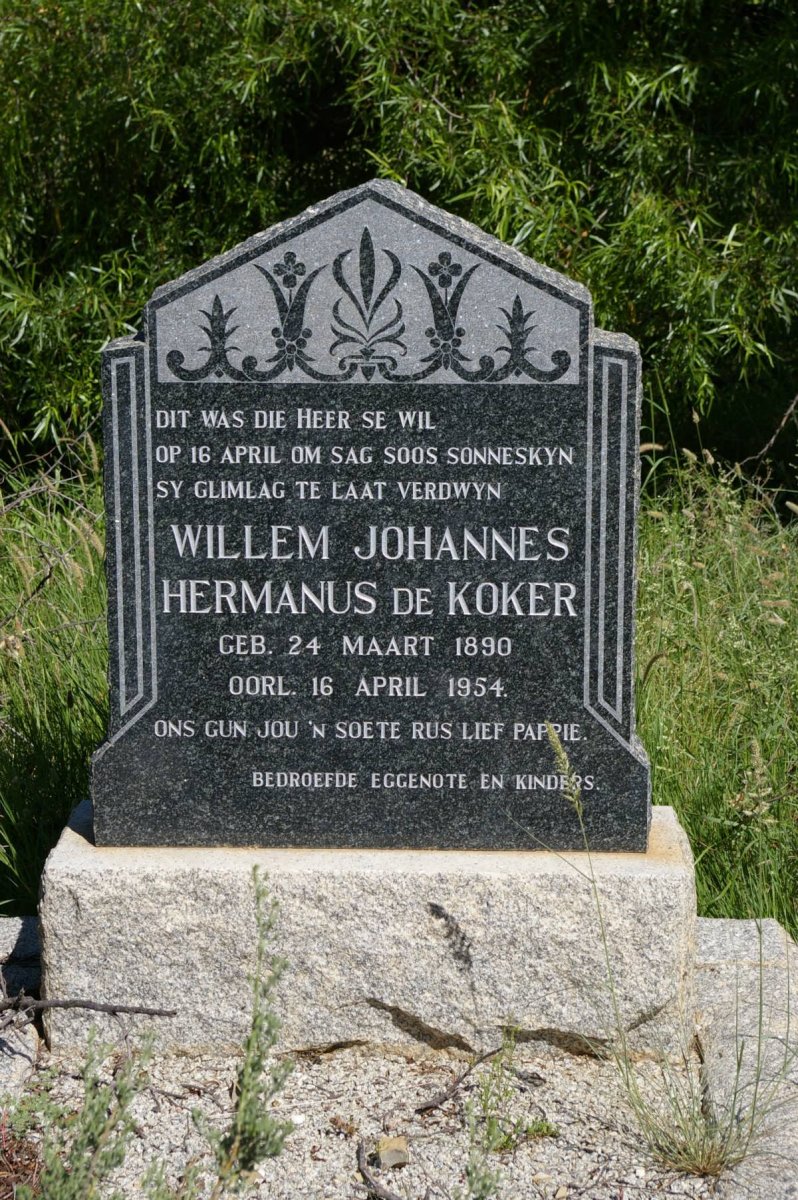 KOKER Willem Johannes Hermanus, de 1890-1954