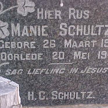 SCHULTZ Maansie 1938-1939 :: SCHULTZ Manie 1945-1948