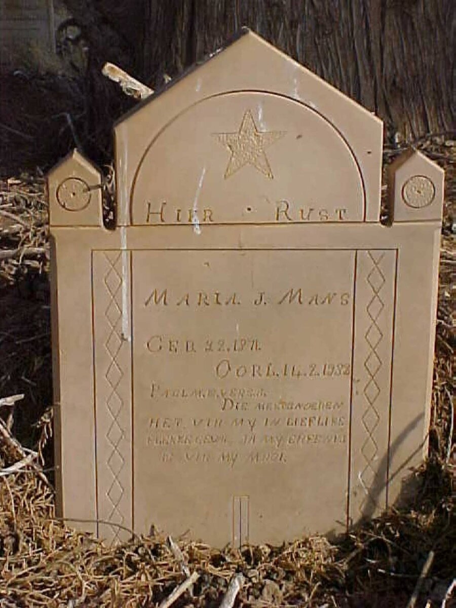 MANS Maria J. 1871-1932