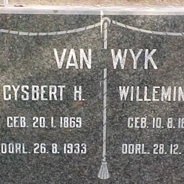 WYK Gysbert H., van 1869-1933 &amp; Willemina M. 1874-1958