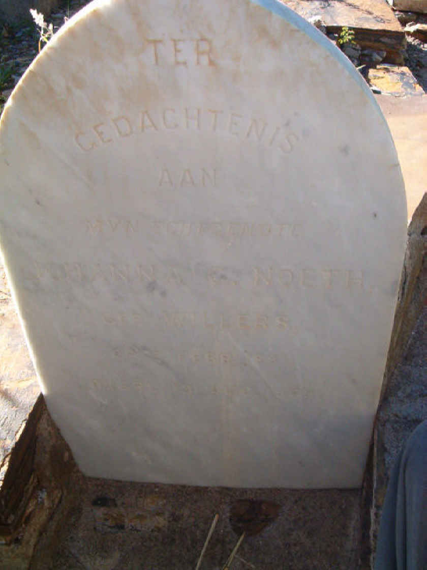 NOETH Johanna ?. nee DE VILLIERS ??-??