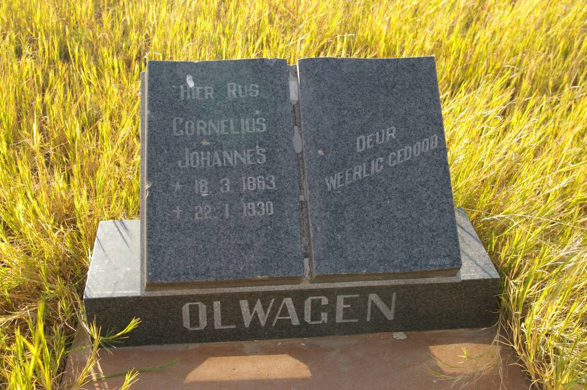 OLWAGEN Cornelius Johannes 1863-1930