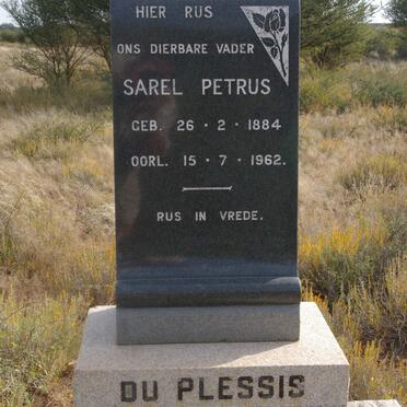 PLESSIS Sarel Petrus, du 1884-1962