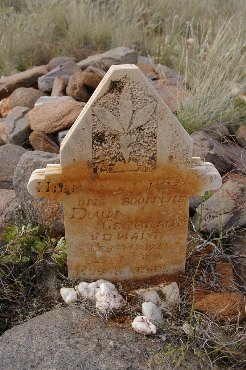 WALT Douw Gerbrand, v.d 1929-1930