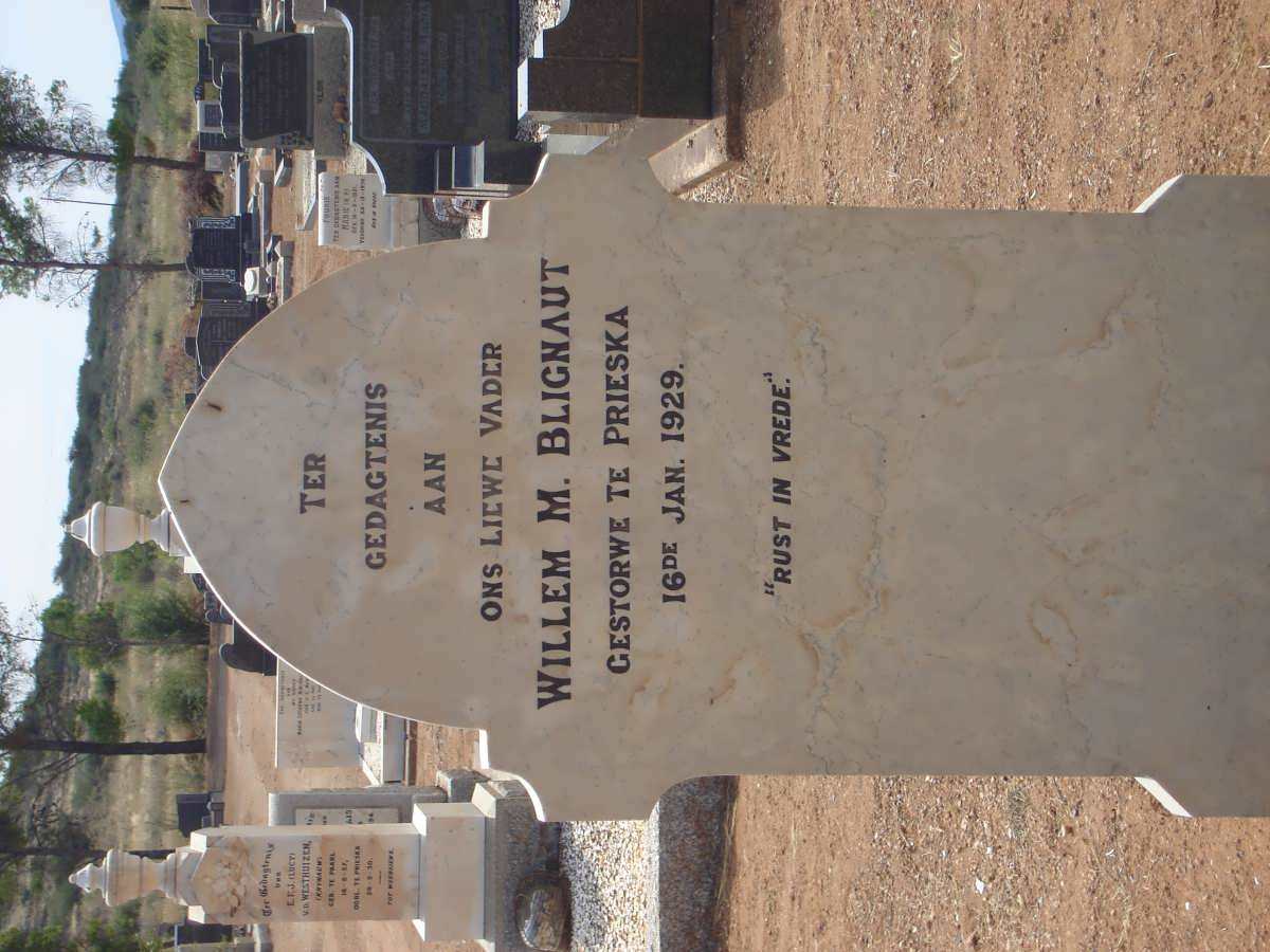 BLIGNAUT Willem M. -1929