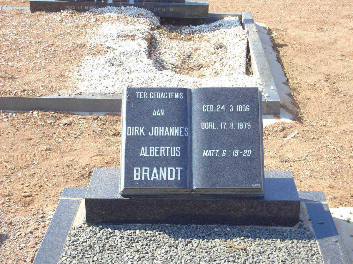 BRANDT Dirk Johannes Albertus 1896-1979