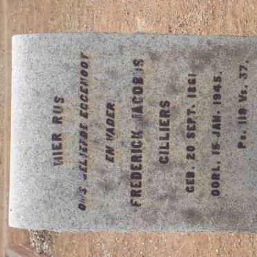 CILLIERS Frederick Jacobus 1861-1945