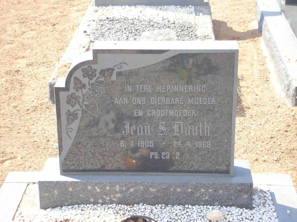 DAUTH Jean S. 1905-1968