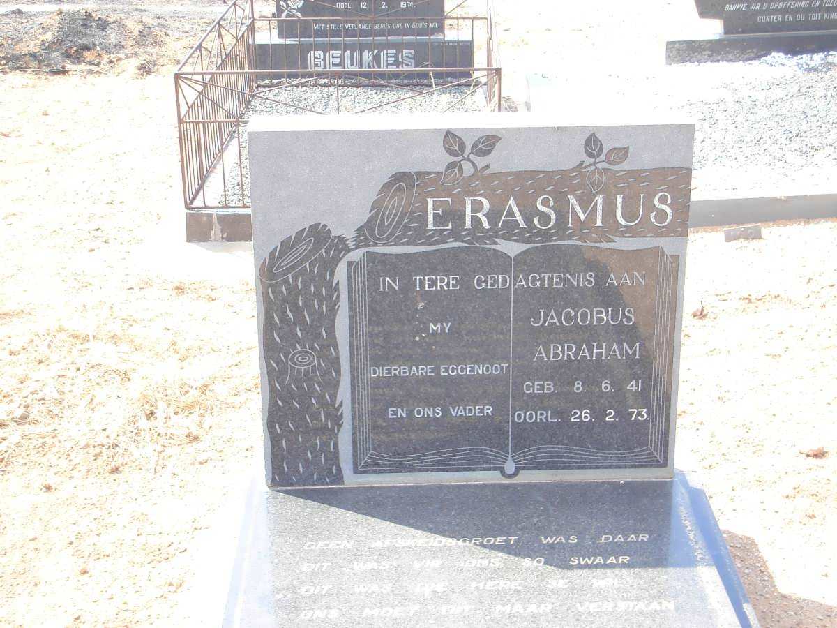 ERASMUS Jacobus Abraham 1941-1973