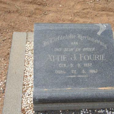FOURIE Attie J. 1952-1967