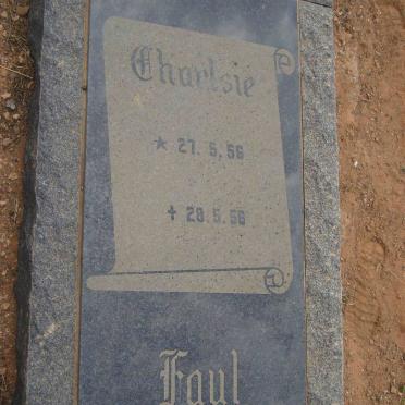 FAUL Charlsie 1956-1956