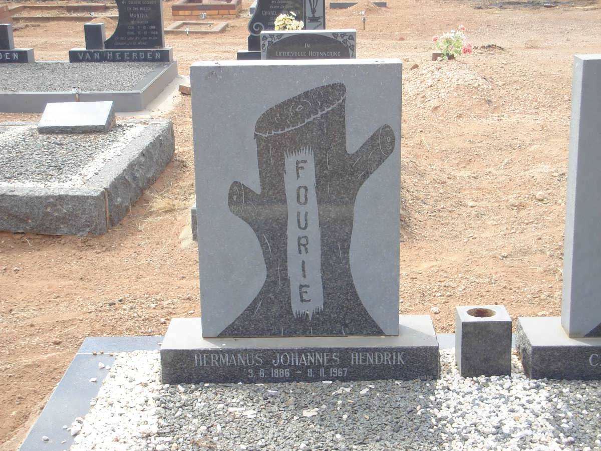 FOURIE Hermanus Johannes Hendrik 1886-1967