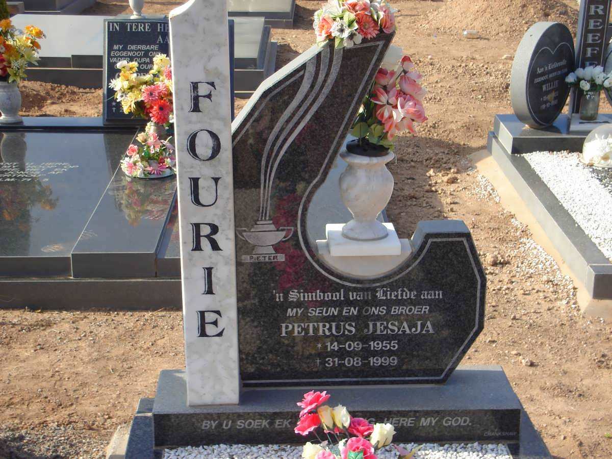 FOURIE Petrus Jesaja 1955-1999