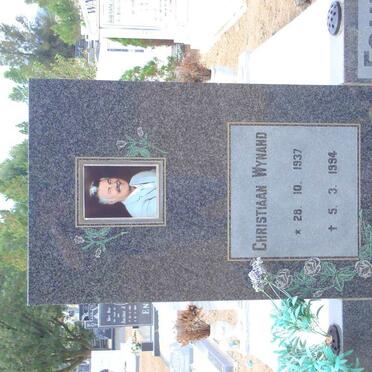 FOURIE Christiaan Wynand 1937-1994