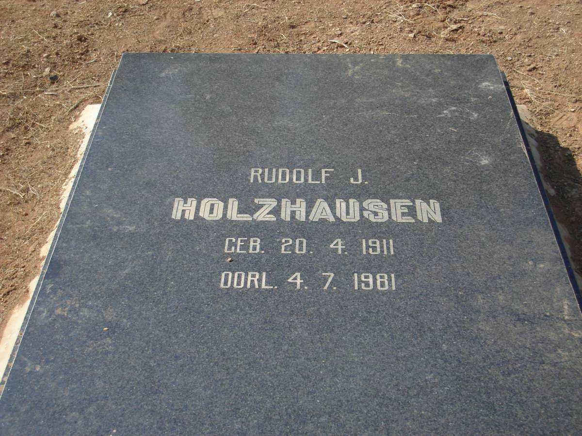 HOLZHAUSEN Rudolf J. 1911-1981