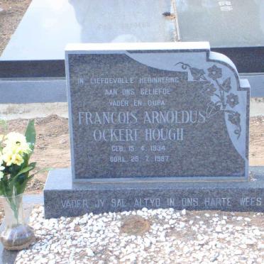 HOUGH Francois Arnoldus Ockert 1934-1987