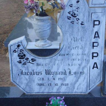 HORN Jacobus Wynand Louw 1913-1988