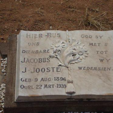 JOOSTE Jacobus J. 1896-1939