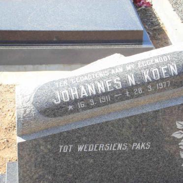 KOEN Johannes N. 1911-1977