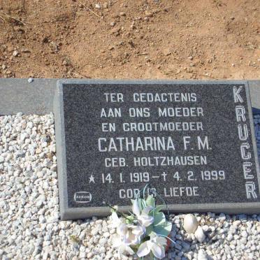 KRUGER George Philippus 1894-1978 &amp; Catharina F.M. HOLTZHAUSEN 1919-1999