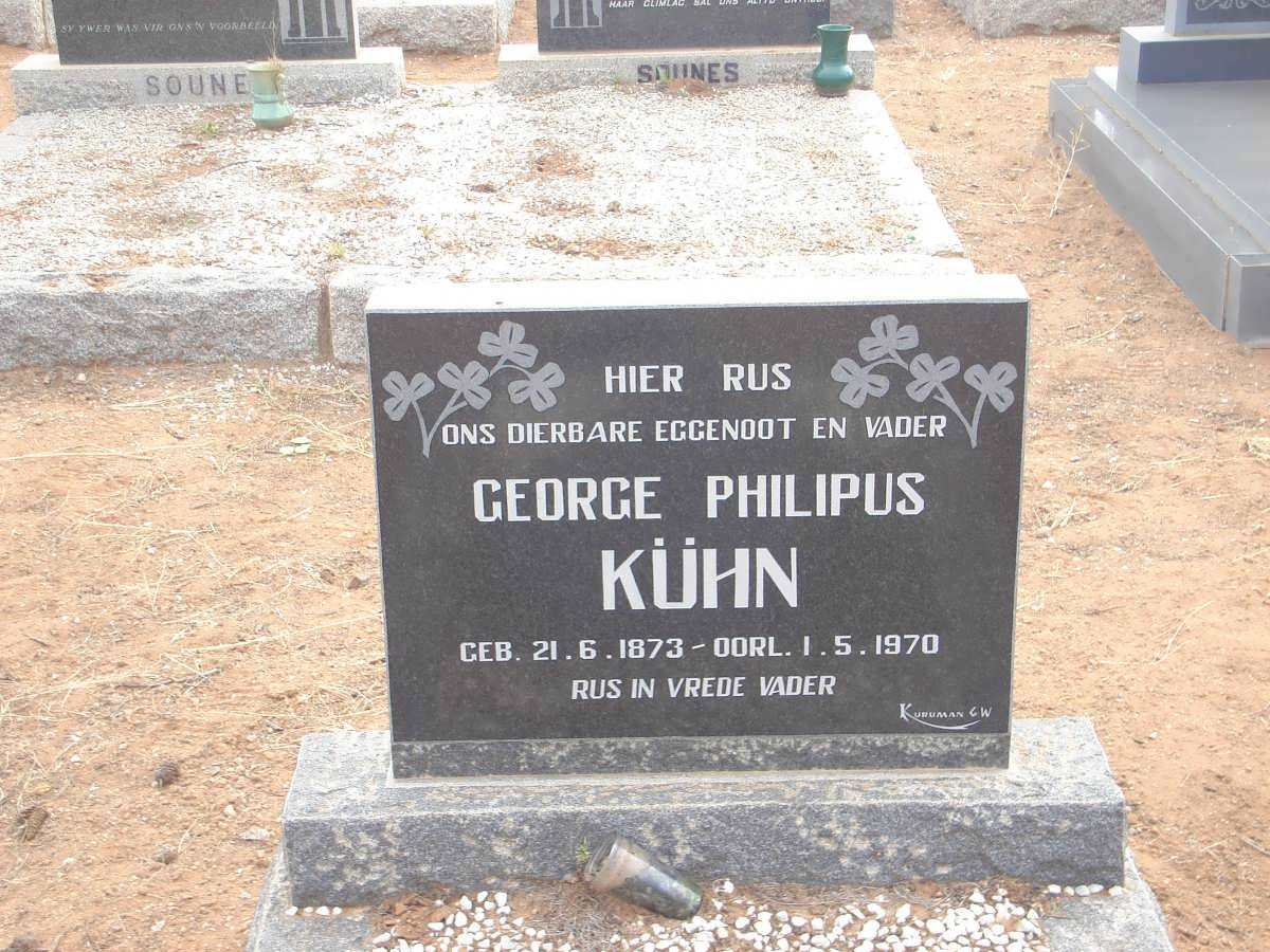 KUHN George Philipus 1873-1970