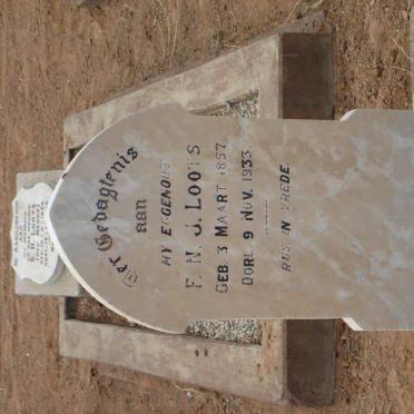 LOOTS F.N.J. 1857-1933