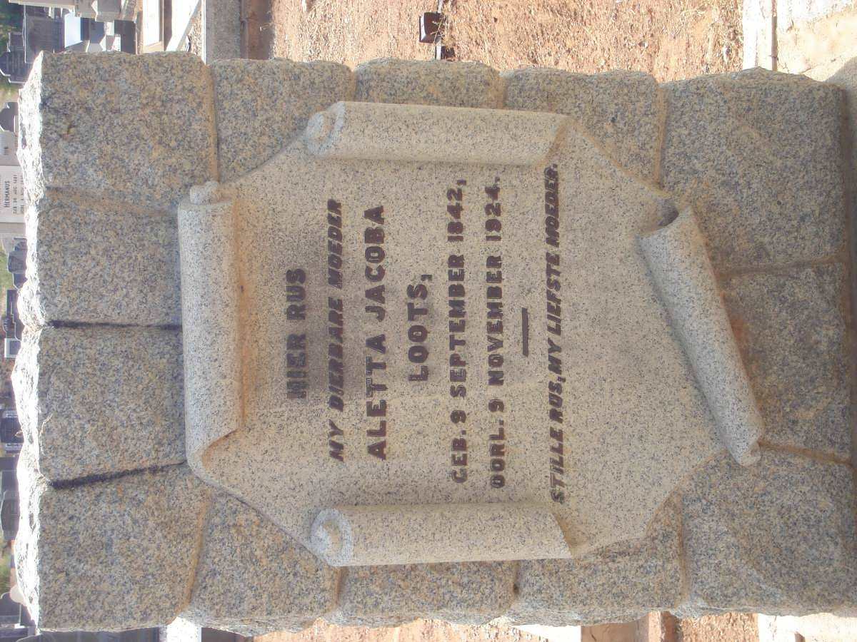 LOOTS Aletta Jacoba 1842-1924