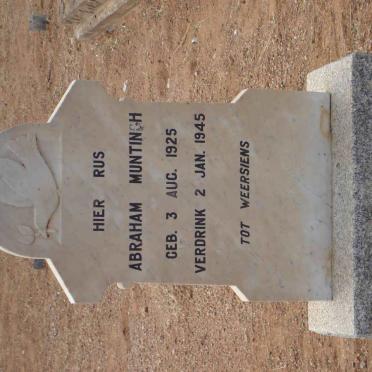 MUNTINGH Abraham 1925-1945