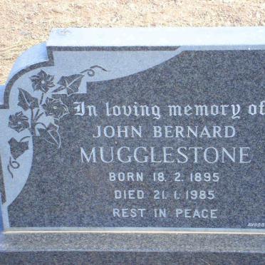 MUGGLESTONE John Bernard 1895-1985