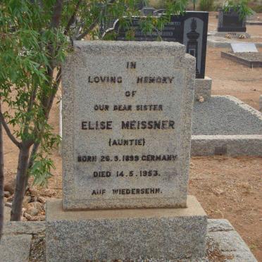 MEISSNER Elise 1899-1953