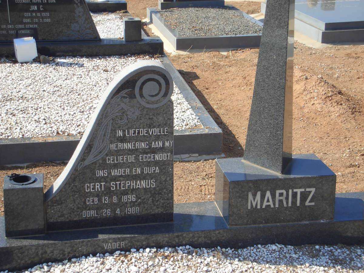 MARITZ Gert Stephanus 1896-1980