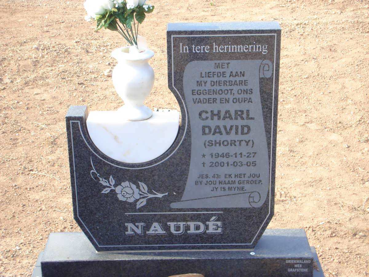 NAUDE Charl David 1946-2001