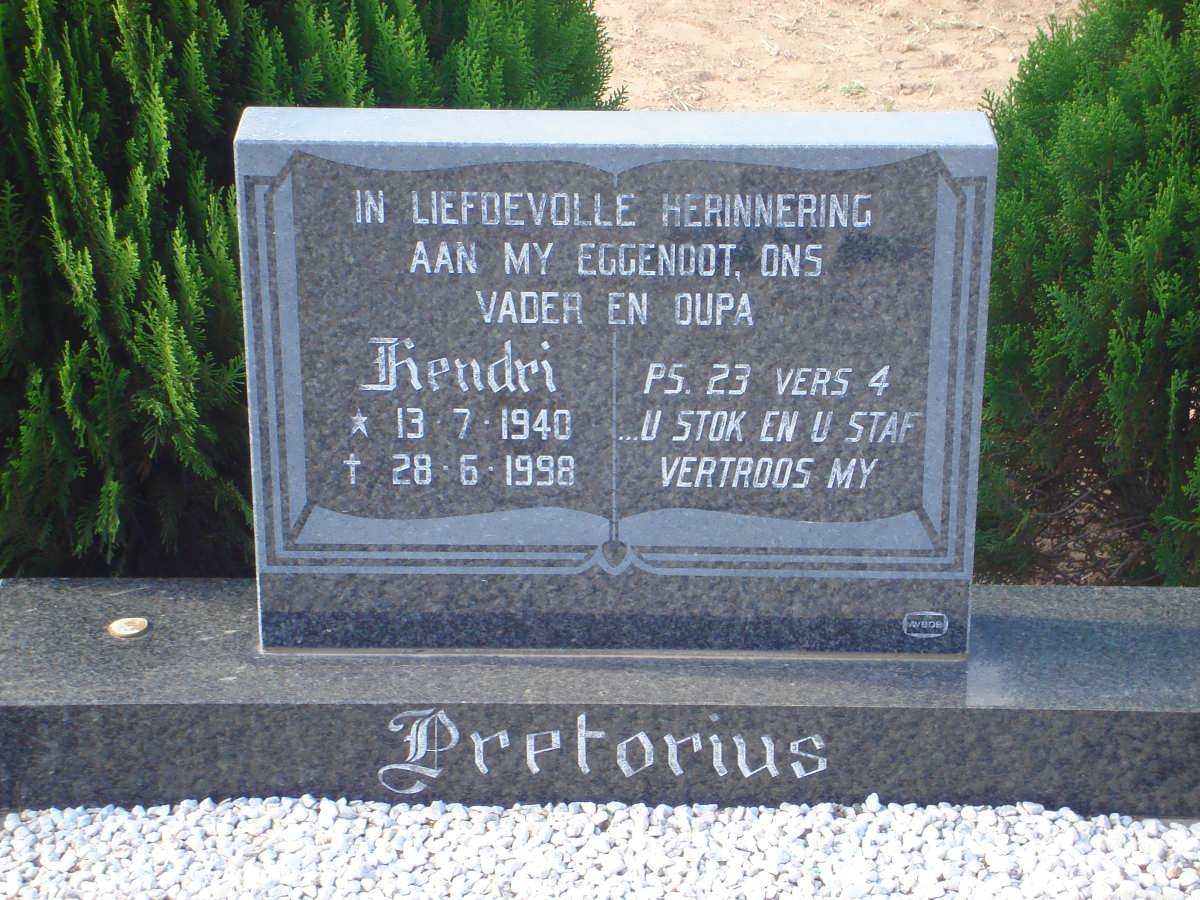 PRETORIUS Hendri 1940-1998