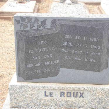 ROUX Stoffelina J.A., le 1882-1960