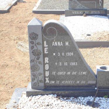 ROUX Anna M., le 1904-1983