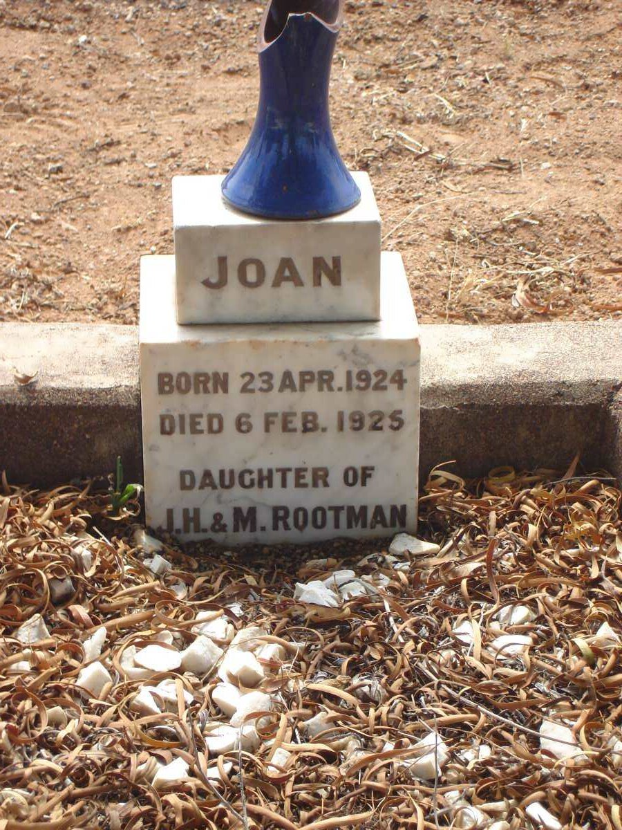 ROOTMAN Joan 1924-1925